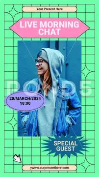 Live Session Instagram Story PSD Template