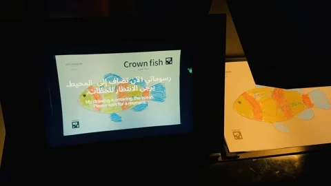 Live Sketchbook Coral Reef Process 8 Stock Footage 328847004