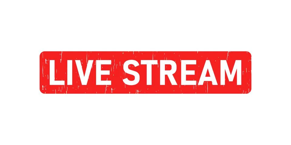 Live stream icon for broadcasting or online stream Stock Illustration