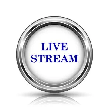 Live stream icon Illustrazione stock