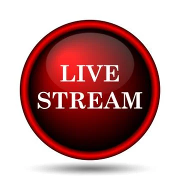 Live stream icon Illustrazione stock
