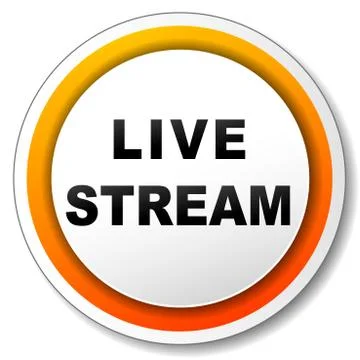Live stream icon Illustrazione stock