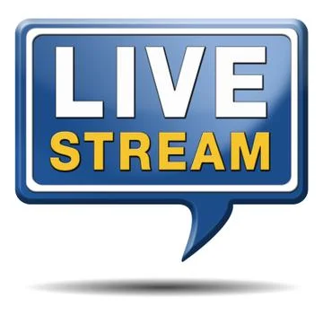 Live stream Illustrazione stock