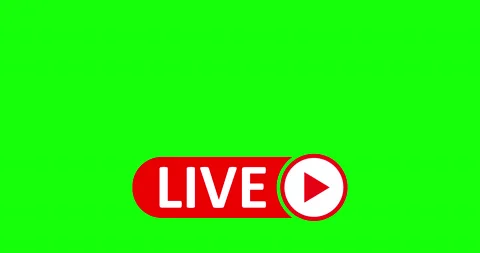 Live Stream sign.  Alpha channel Stock Footage 132505849