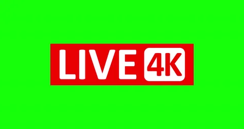Live Stream sign.  Alpha channel Stock Footage 132505909