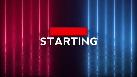 Live Stream Starting Animation Stock Footage 262032218