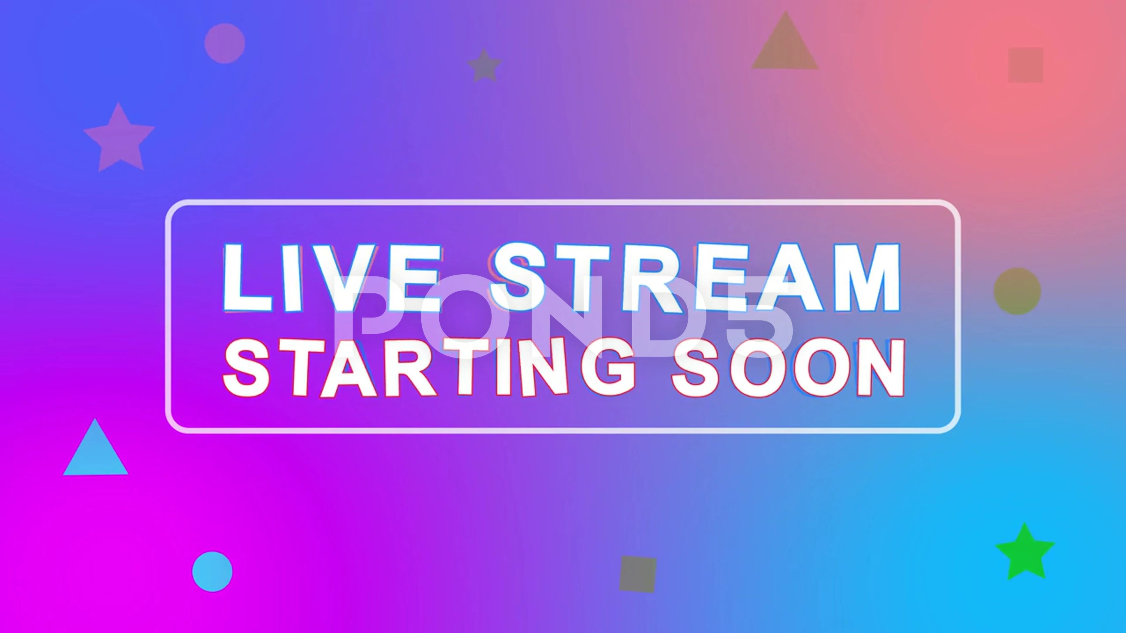 1 Min Countdown Live Stream Starting Soon Modelo