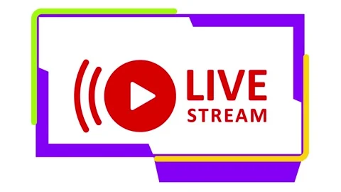 Live Stream Starting Soon: Engaging Video Announcement Stock Footage 279565964
