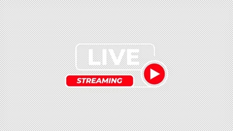 Live Stream Title animation over an alpha channel Stock Footage 276328609