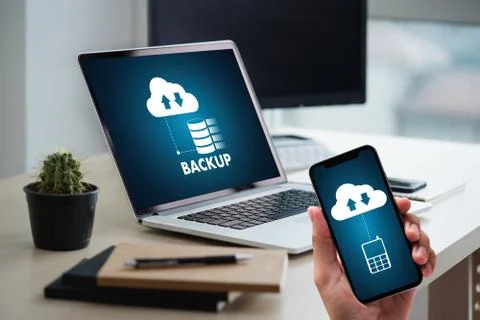 LIVE STREAMING Backup Download Computing Digital Data transferring , STREAMIN Fotos Stock
