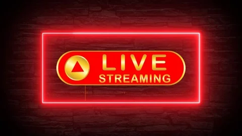 Live Streaming Broadcasting Icons in Green Screen background Stock Footage 221350289