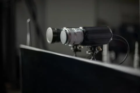 Live streaming camera system Stock Photos