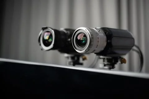 Live streaming camera system Stock Photos