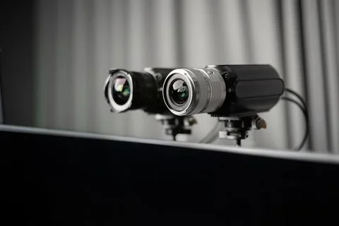 Live streaming camera system Stock Photos