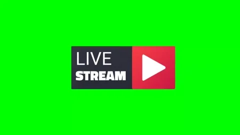 Live streaming logo, Motion graphics. Stock Footage 277616868