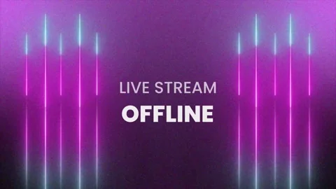 Live streaming offline text animation Video stock 304245708