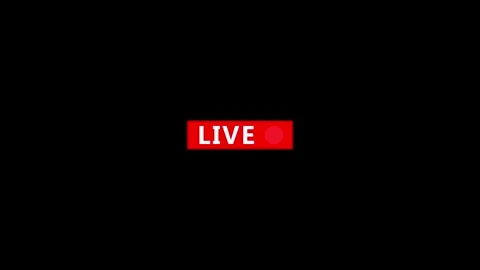 Live streaming sign icon animation, online camera recording overlay animati.. Stock-Footage 324953247