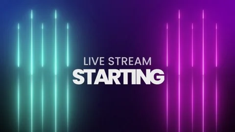 Live streaming starting opening video Video stock 274415443