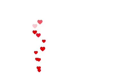 Live streaming style Heart particles animation. Video stock 316744085