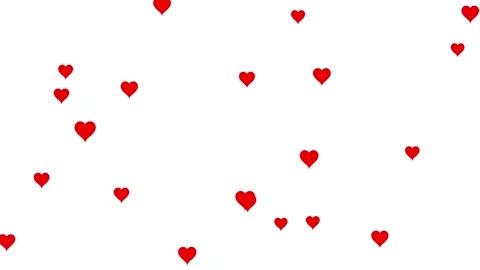 Live streaming style Heart particles animation. Stockbeeldmateriaal 316744778