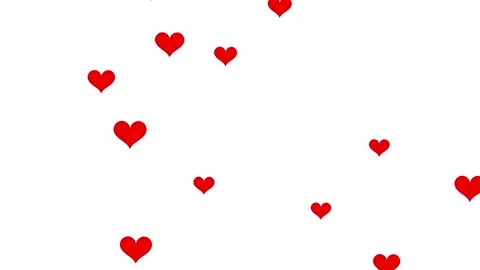 Live streaming style Heart particles animation. Video stock 316745062
