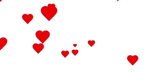 Live streaming style Heart particles animation. Stock-Footage 316745590