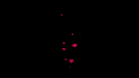 Live streaming style Heart particles animation. Video stock 316746322