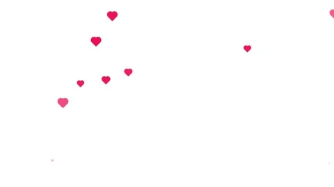 Live streaming style Heart particles animation. Video stock 316746437
