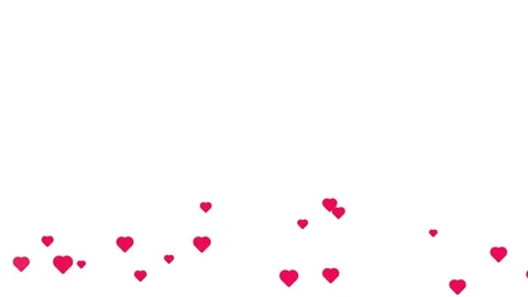 Live streaming style Heart particles animation. 스톡 동영상 316746451