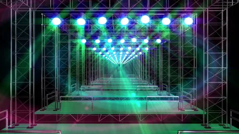 Live studio stage light glow loop animation Vídeos de archivo 146503691