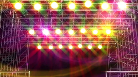 Live studio stage light glow loop animation Vídeo Stock 146503844