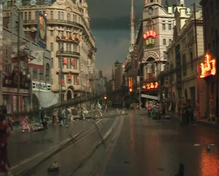 Live toy town Stock Footage 144799