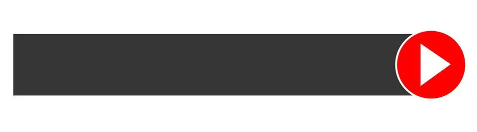 Live video streaming play button rectangular shape. Stream icon vector template 스톡 일러스트