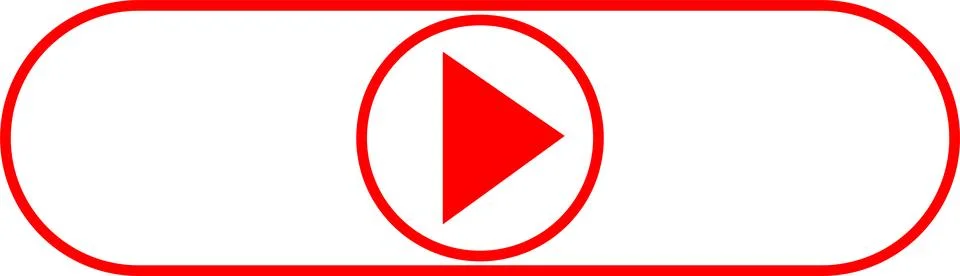 Live video streaming template, play button shape Illustrazione stock