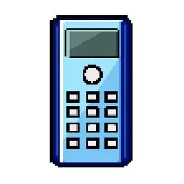 Live voting clicker pixel art vector illustration イラスト素材