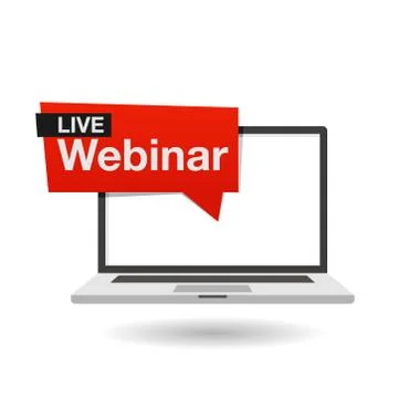 Live Webinar 스톡 일러스트
