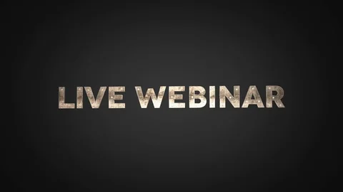 Live webinar-Industrial Text Vídeo Stock 122574828
