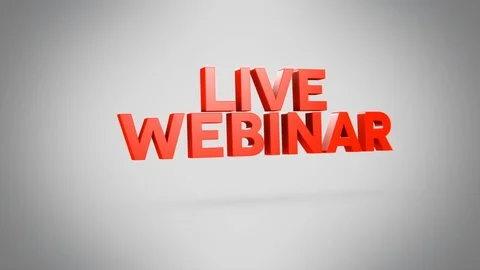 Live webinar-Text Pop Three Lines Stock-Footage 122574851