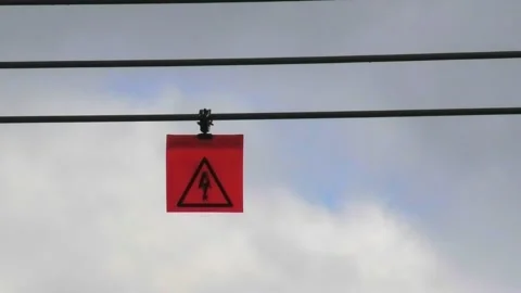 Live Wire Flag Stock Footage 150600052