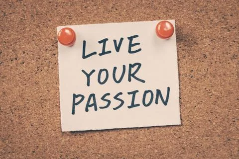 Live your passion Stock Photos