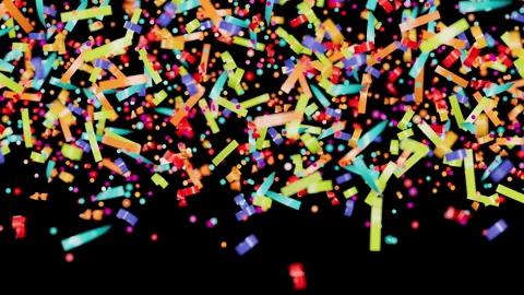 This lively animation offers a festive backdrop for your celebratory projects 스톡 동영상 344421605