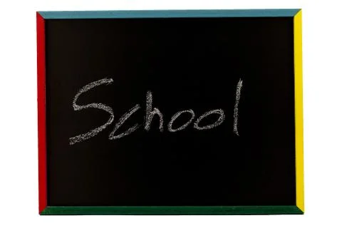 Lively colored blackboard Stock Photos