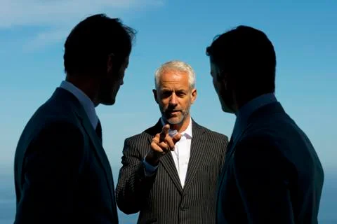 Lively discussion Stock Photos