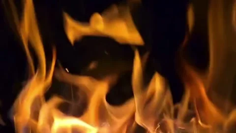 Lively Flames with Dark Background 스톡 동영상 330669374