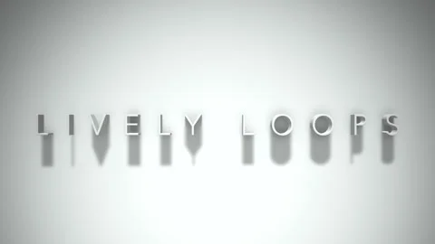 lively loops 3D title animation white te... | Stock Video | Pond5