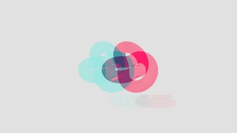 Lively visual energy 3d mirror orb field animation with parallax color-shift mod Stock-Footage 336521225