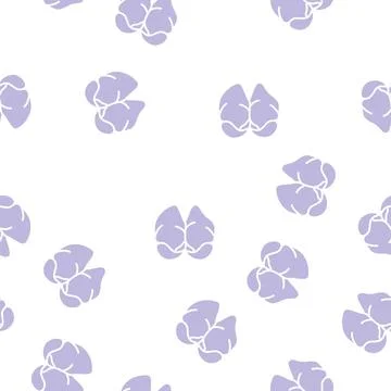 Liver chicken glyph seamless pattern Stock Illustration