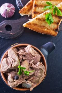 Liver of cod Stock Photos