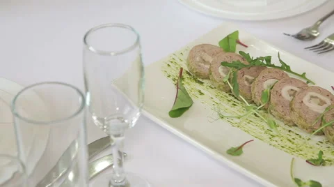 Liver pate with butter Stock Footage 62481680