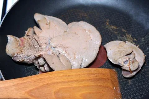 Liver from rabbit Stock Photos